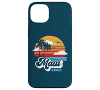 Maui Beach Hawaii Vintage Surf Throwback 80s Graphic Custodia per iPhone 13