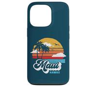 Maui Beach Hawaii Vintage Surf Throwback 80s Graphic Custodia per iPhone 13 Pro