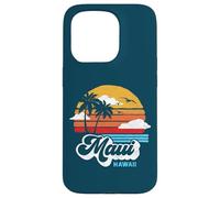 Maui Beach Hawaii Vintage Surf Throwback 80s Graphic Custodia per iPhone 15 Pro