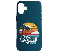 Maui Beach Hawaii Vintage Surf Throwback 80s Graphic Custodia per iPhone 16 Plus