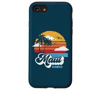 Maui Beach Hawaii Vintage Surf Throwback 80s Graphic Custodia per iPhone SE (2020) / 7/8