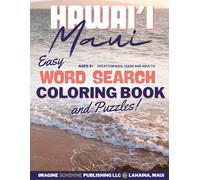 Maui Hawai'i Coloring Book and Fun Activities: Easy Word Search and Puzzles!