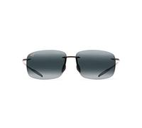 Maui Jim 422-02 63 Occhiali da sole, da uomo, infrangibili, con lenti opache/polarizzate di colore nero nero