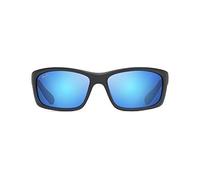 MAUI JIM - KANAIO COAST -B766-08C Matte Translucent Blue and Black w Stripe / Blue Hawaii