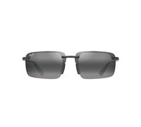 MAUI JIM GAFAS Laulima AF_656-02A C: BLACK/EYE SIZE: 61 TEMPLE LENGTH: 140 VERTICAL SIZE: 40 Cura della persona e salute