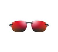MAUI JIM H.Lava Ho'OKIPA Ultra MTT DRK ORG Gafas, Opaco Solid Dark Blue w/Arancione, 63-15-140 Unisex Adulto