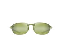 Maui Jim Hookipa Occhiali da Sole, Shiny Transparent Light Green, 64-14-140 Unisex-Adulto