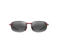 Maui Jim Hookipa Ultra AF Sunglasses, Metallo Opaco Rosso, 60-14-145 Unisex-Adulto