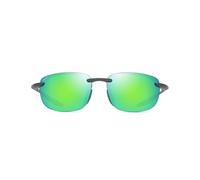 Maui Jim Hookipa Ultra Sunglasses, Metallo Opaco Verde, 63-15-140 Unisex-Adulto