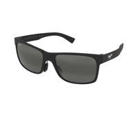 Maui Jim Hoopili Sunglasses, Nero Opaco, 58-17-145 Unisex-Adulto