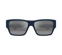 Maui Jim Ka'olu Mj0614s Occhiali Da Sole Uomo Blu Squadrato Grigio 57mm