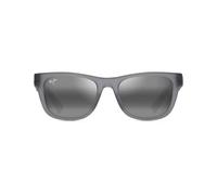 Maui Jim Kaulike Sunglasses Unisex Adulto, Trasparente/Grigio (Matte Transparent Grey), 53-19-145