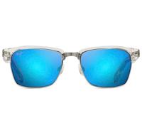 Maui Jim Kawika Mj0257s Occhiali Da Sole Unisex Trasparente Geometrico Blu 54mm