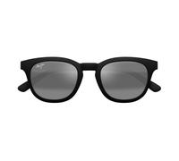 Maui Jim Koko Head Mj0737s Occhiali Da Sole Unisex Nero Geometrico Argento