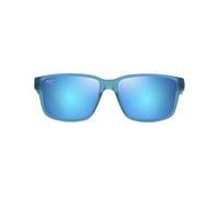 Maui Jim Kuniahi AF Sunglasses, Matte Trans Blue, 58-16-145 Unisex-Adulto