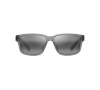 Maui Jim Kuniahi AF Sunglasses, Trasparente/Grigio (Matte Transparent Grey), 58-16-145 Unisex-Adulto