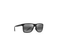 Maui Jim Occhiali da sole da uomo Pailolo con lenti polarizzate brevettate, Nero/Grigio Neutro Polarizzato, Large