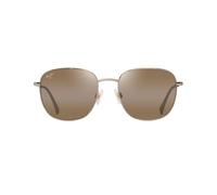 Maui Jim Olali AF Occhiali, Shiny Lt Gold W/Greyish-Green, 55-19-150 Unisex-Adulto
