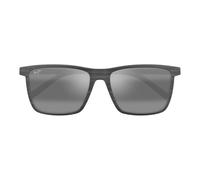 Maui Jim One Way Mj0875s Occhiali Da Sole Unisex Grigio Geometrico Grigio 56mm