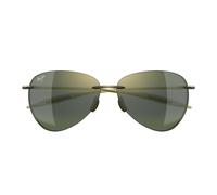 Maui Jim Sugar Beach Mj0421s Occhiali Da Sole Unisex Verde Sport Verde 63mm
