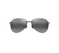 MAUI JIM Sugar Beach Trans Gafas, Shiny Trasparente Light Grey, 63-12-135 Unisex Adulto