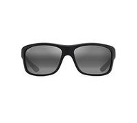 Maui Jim Mj0815s Sunglasses, Soft Black/Sea Blu/Grigio, 63-15-120 Unisex-Adulto