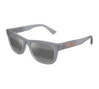 Maui Jim Kaulike Sunglasses, Trasparente/Grigio (Matte Transparent Grey), 53-19-145 Unisex-Adulto
