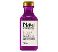 Maui Moisture Revive & Hydrate + Shea Butter Balsamo capelli secchi, Districante capelli vegano e naturale con burro di karité e olio di cocco, Balsamo senza solfati, siliconi o parabeni, 385 ml