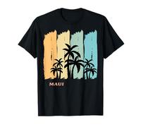 Maui Palme che ondeggiano nel Vento Spiaggia Vacanza Hawaii Maglietta