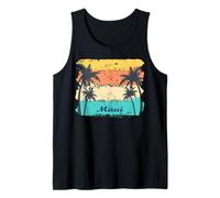 Maui Palme che ondeggiano nel Vento Vacanza Spiaggia Hawaii Canotta