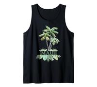 Maui Palme Hawaii Foresta Pluviale Souvenir Mari del Sud Canotta