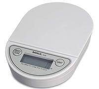 Maul 1622002 Letter Scales Oval Battery, Capacity 2000 g White