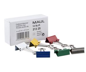 MAUL 21325-99 - Morsetto pieghevole assortito, larghezza 25 mm, larghezza morsetto: 9 mm