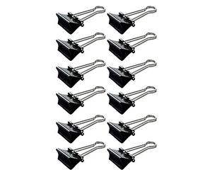 MAUL 21351-90 - Morsetto pieghevole a clip, 51 mm, larghezza morsetto: 28 mm, colore: Nero