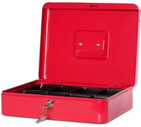 MAUL Cassetta per denaro 5611425 in lamiera d'acciaio misura 4 300x245x90 mm rossa