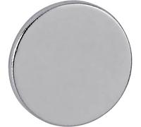 Maul 6166196 Magnete neodimio (Ø x A) 10 mm x 1 mm disco Argento 10 pz.