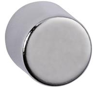 Maul 6166896 Magnete neodimio (Ø x A) 10 mm x 10 mm cilindro Argento 4 pz.