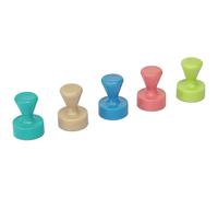 Maul 6168499 Magnete (Ø x A) 12 mm x 16 mm cono Rose, Atlantic Blue, Turchese,