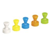 Maul 6168599 Magnete neodimio (Ø x A) 12 mm x 16 mm cono Bianco, Giallo, Blu,