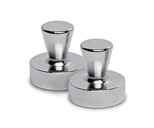 MAUL 6168696 Magnete Al Neodimio, hell silber, 22 Kg, 2 Pezzi