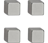 Maul 6169296 Magnete neodimio MAUL (L x A x P) 10 x 10 x 10 mm cubo Argento 4 p