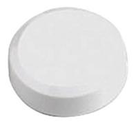 Maul 6176102 Magnete MAULpro (Ø x A) 20 mm x 8 mm tondo Bianco 20 pz.