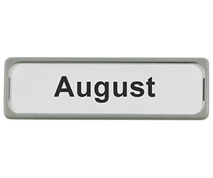 MAUL 65198-82 - Targa magnetica in plastica, 80 x 25 mm, colore: Grigio