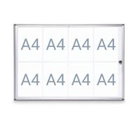 MAUL 6820808, Alluminio, Argento, 8X A4-8x A4