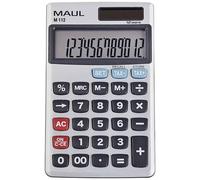 Maul 7262295 M 12 Calcolatrice tascabile Grigio Display (cifre): 12 a batteria,