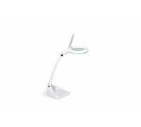 MAUL 8261202 LED Lupenleuchte | ingrandimento preciso, luce regolabile, testa orientabile, base stabile, ideale per lavori di dettaglio