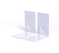 Maul 85 x 140 x 140 mm Narrow Metal Book Ends - Grey