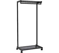Maul Appendiabiti a serie MAULbolero | elegante guardaroba mobile per sale eventi, fiere o per la casa | stabile e compatto appendiabiti in metallo | nero