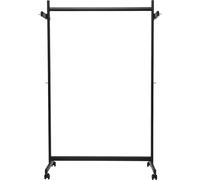 Maul Appendiabiti a serie MAULsamba | guardaroba mobile per sale eventi, fiere o per la casa | robusto ed elegante appendiabiti per giacche in metallo | nero