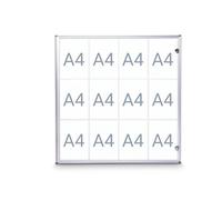 Maul Bacheca da Parete MAULextraslim Argento 12 A4 Formato Orizzontale